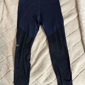 Under Armour Navy and Black Performance Leggings